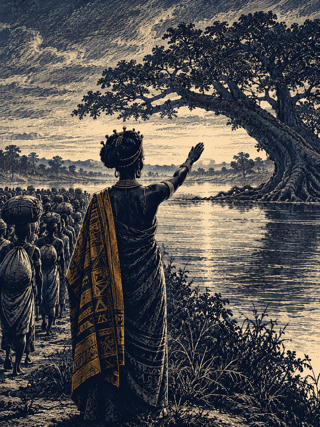 La reine qui traversa le fleuve